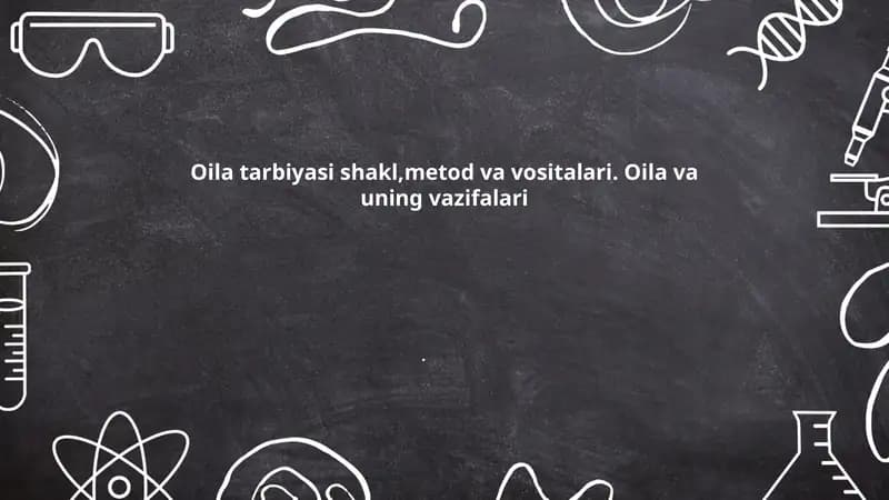 Oila tarbiyasi