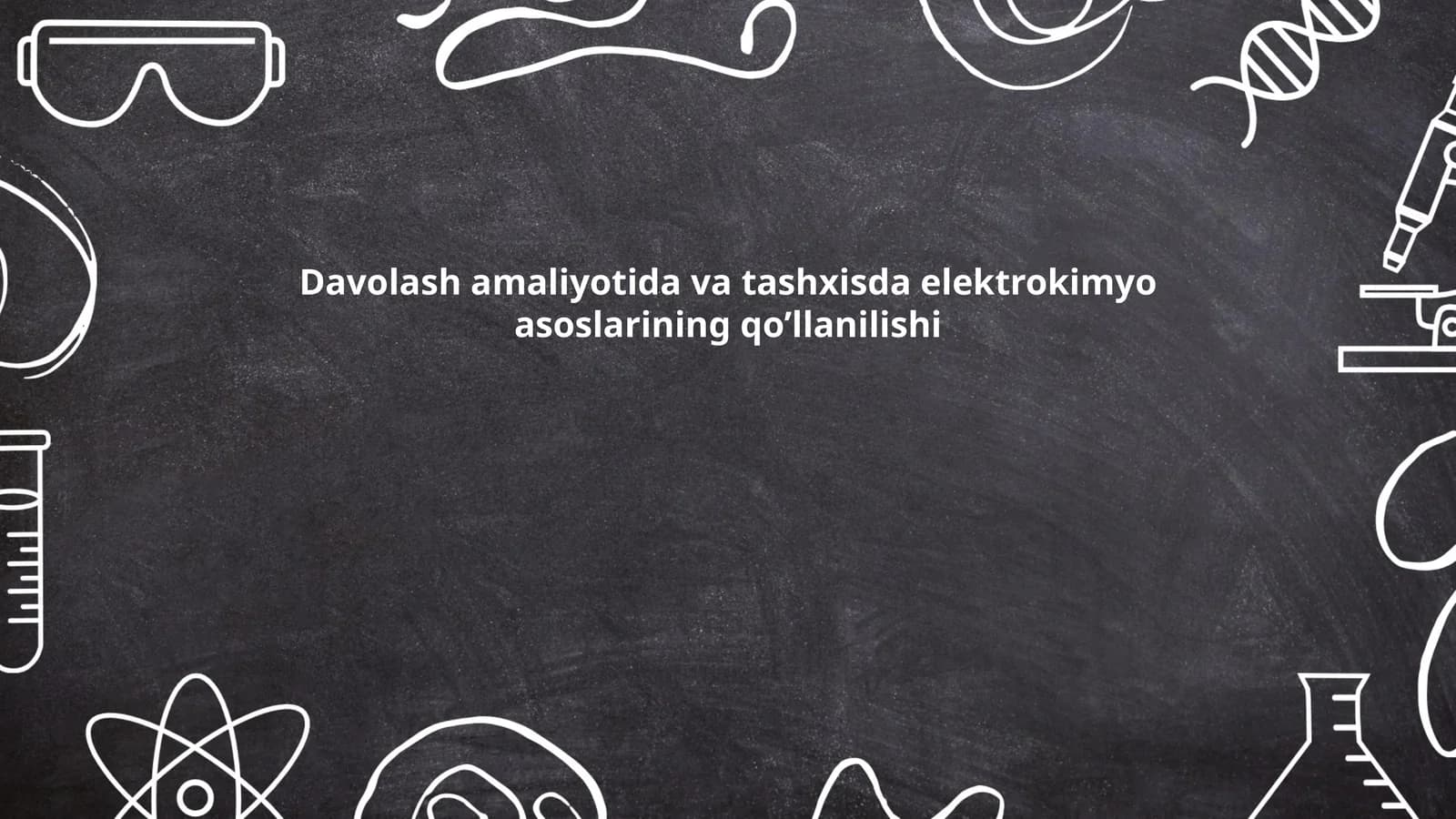 Elektrokimyo tibbiyotda
