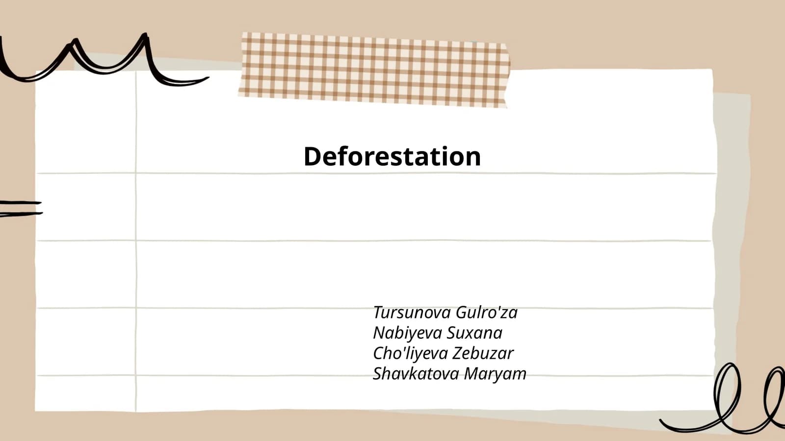 Deforestatsiya: taʼrif va turlari