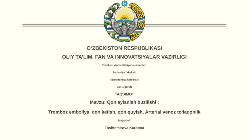 Qon aylanish buzilishi