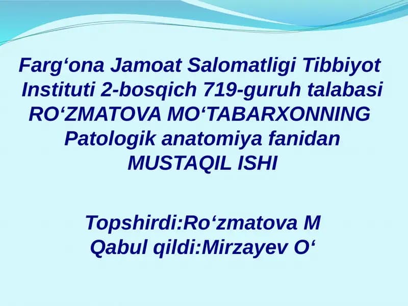 Immunitet va immunotolerantlik