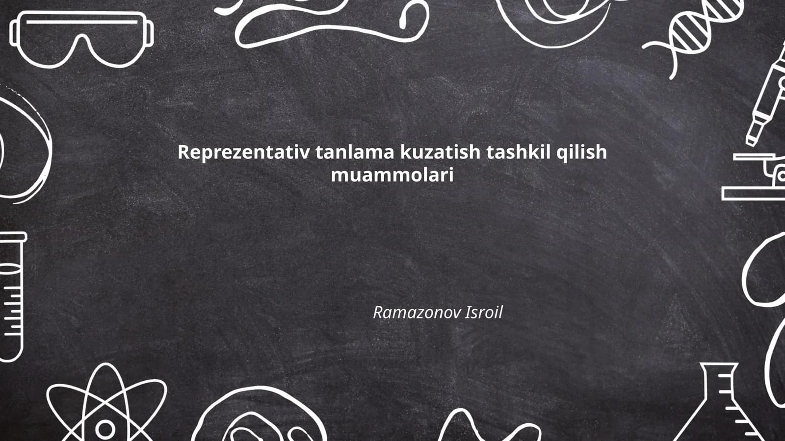 Kuzatish tanlovi turlari