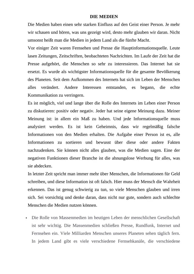 DIE MEDIEN