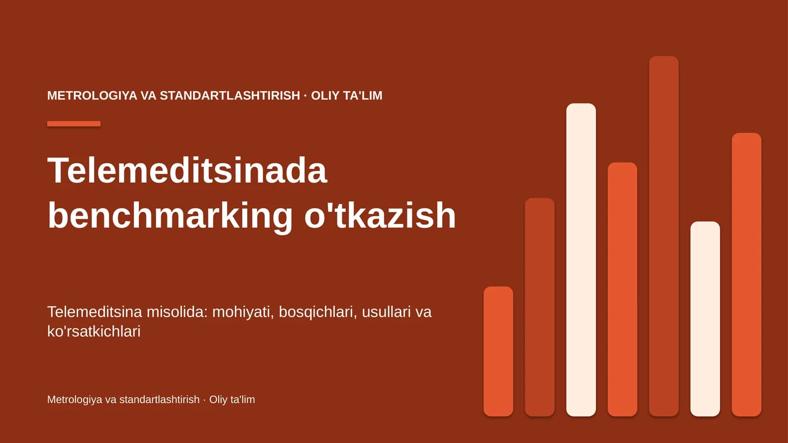telemeditsinada benchmarking o'tkazish 8295