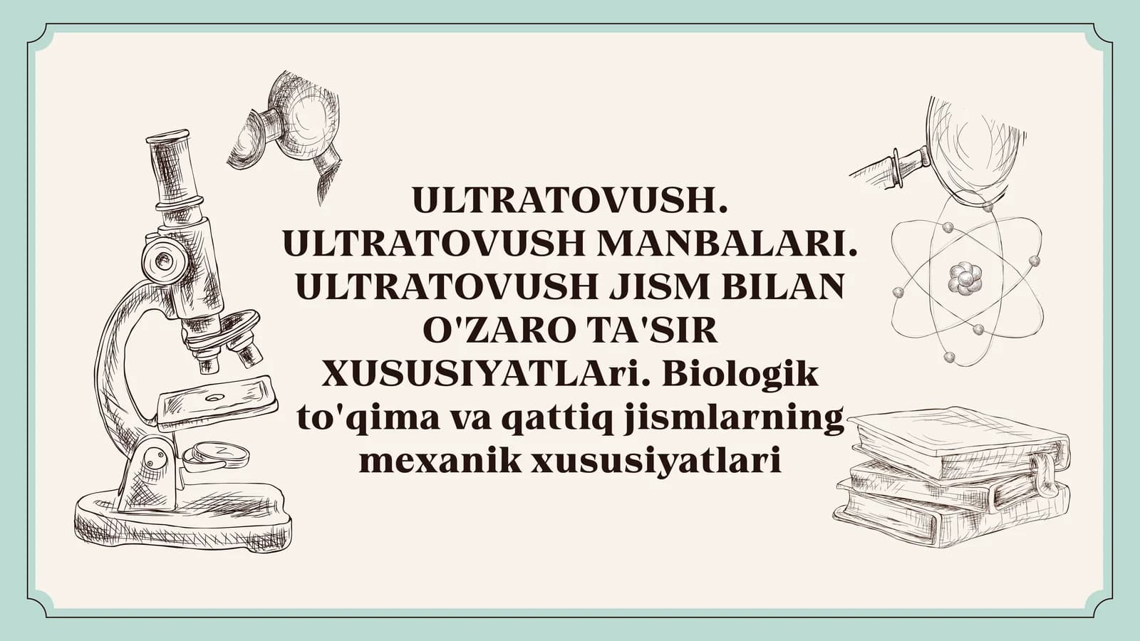 Ultratovush manbalari