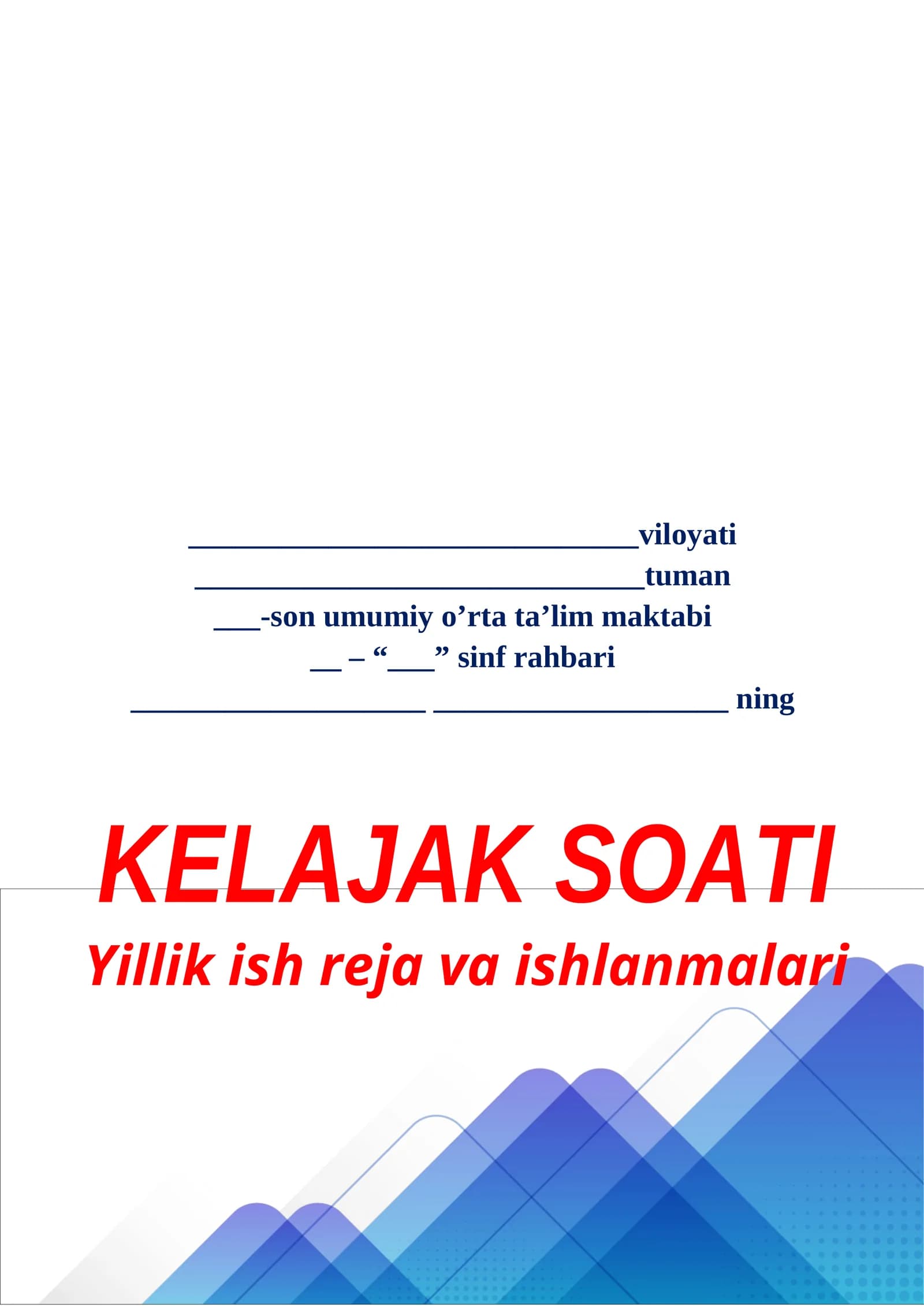Kelajak soatlari ishlab chiqilgan
