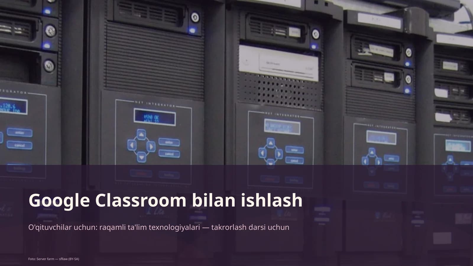Google Classroom bilan ishlash