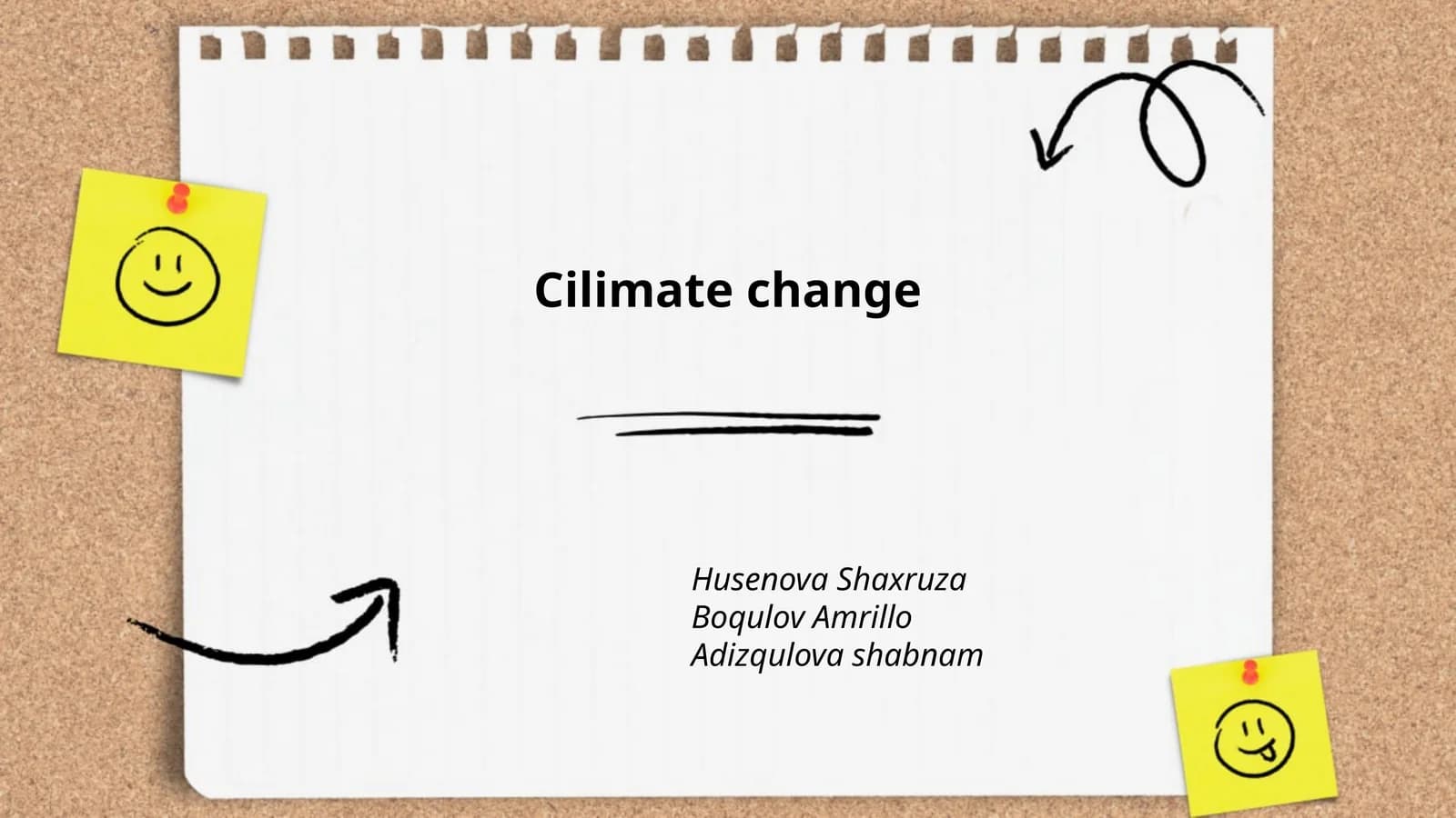 Cilimate change