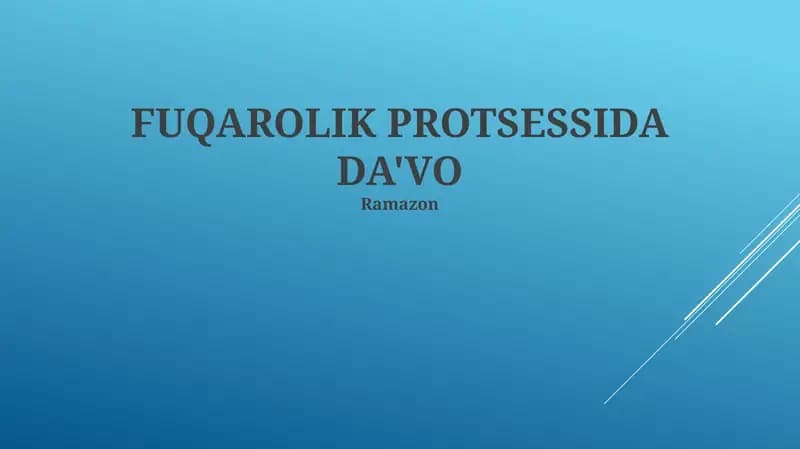 Da'vo fuqarolik protsessida