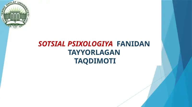 KATTA GURUHLAR PSIXOLOGIYASI MUAMMOSI