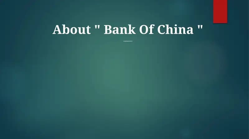 Bank of China