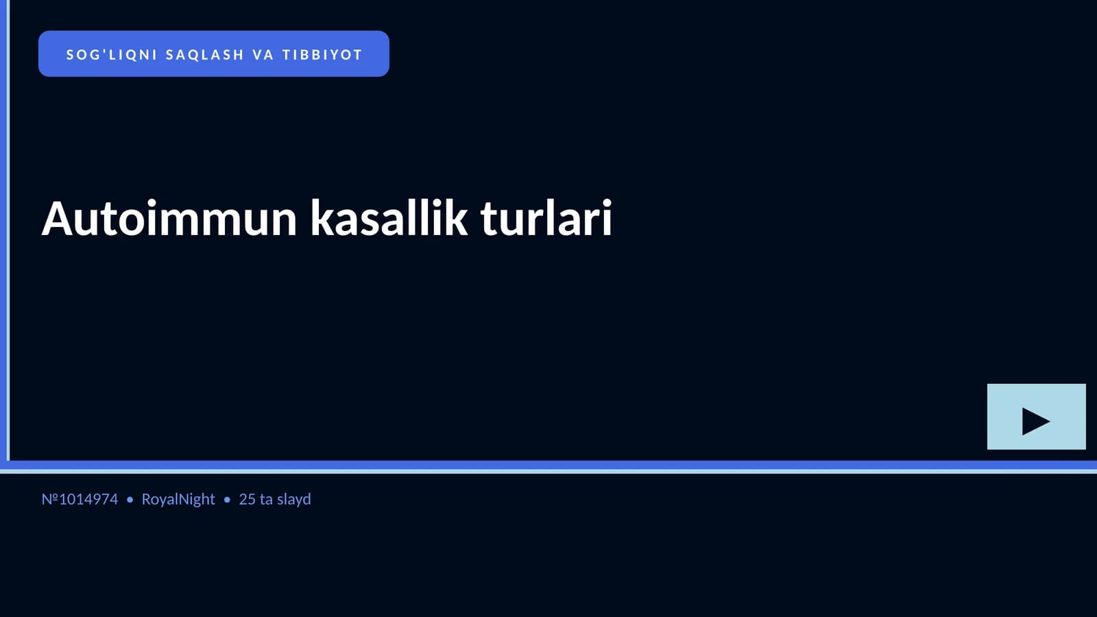 Autoimmun kasallik turlari