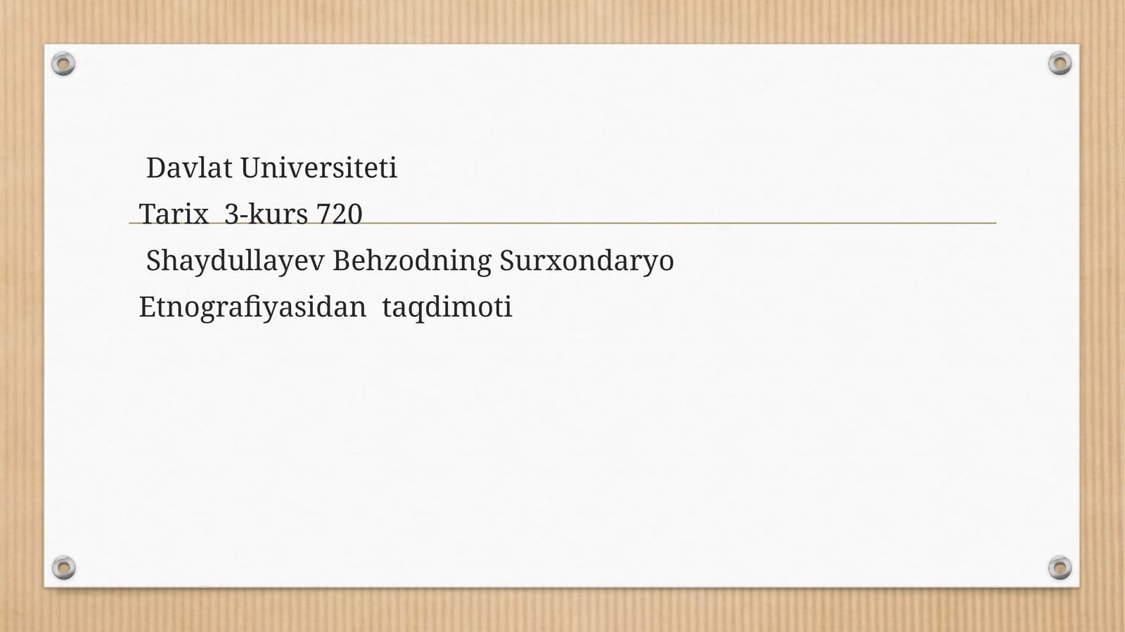 SURXON VOHASIDA CHORVACHILIKNING RIVOJLANISHI