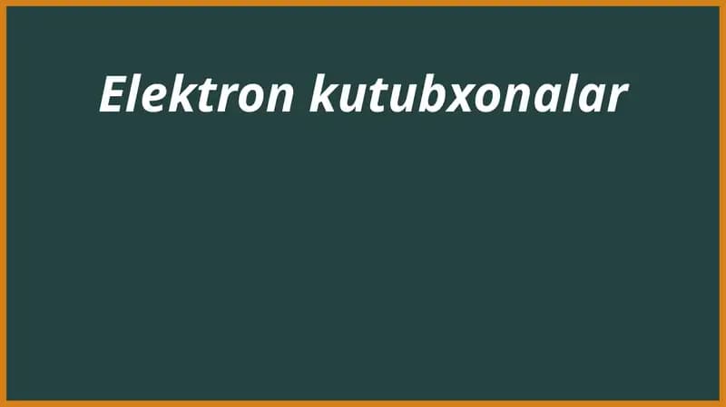 Elektron kitoblarning ko'payishi