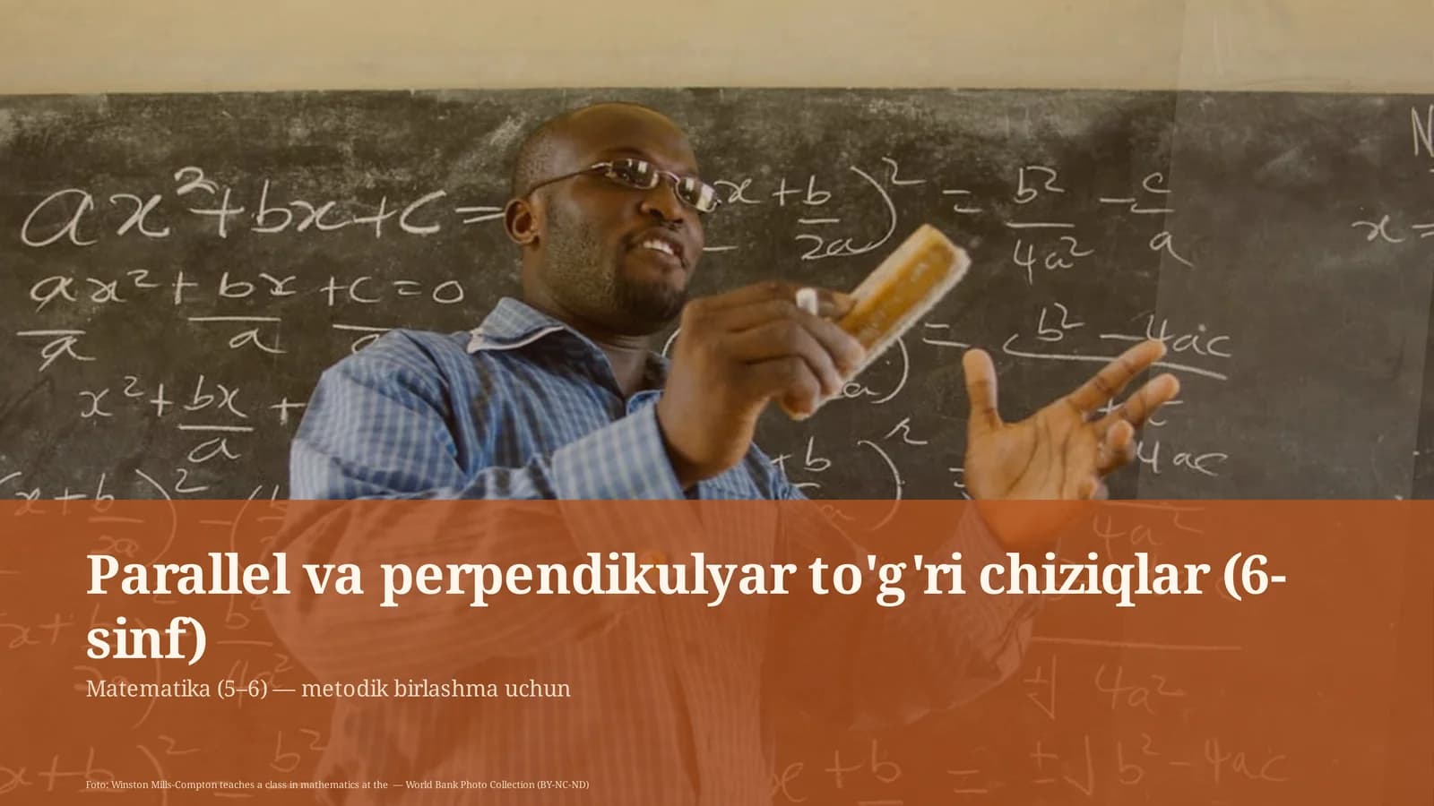Parallel va perpendikulyar to'g'ri chiziqlar (6-sinf)