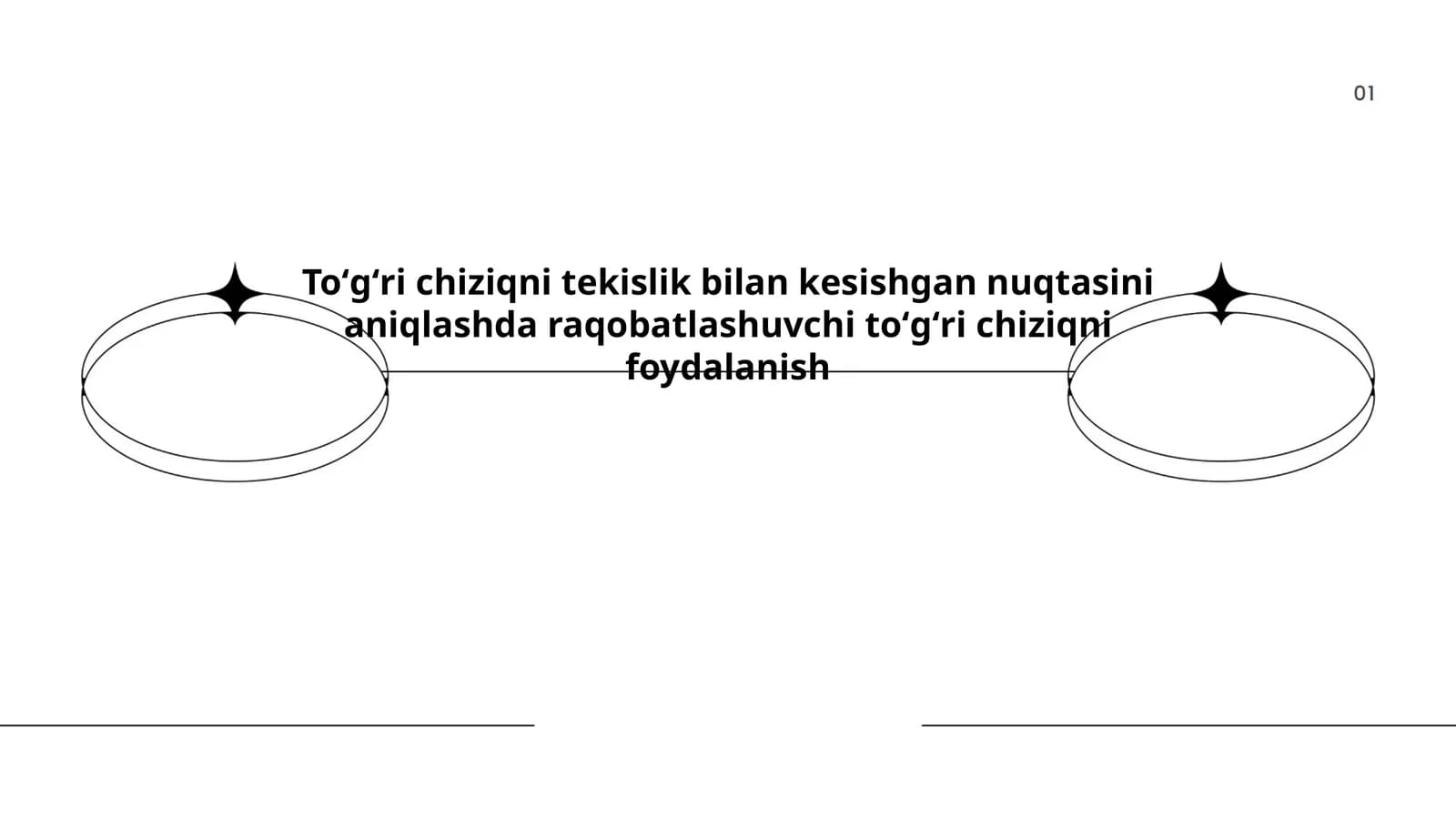 Toʻgʻri chiziq tenglamalari asoslari