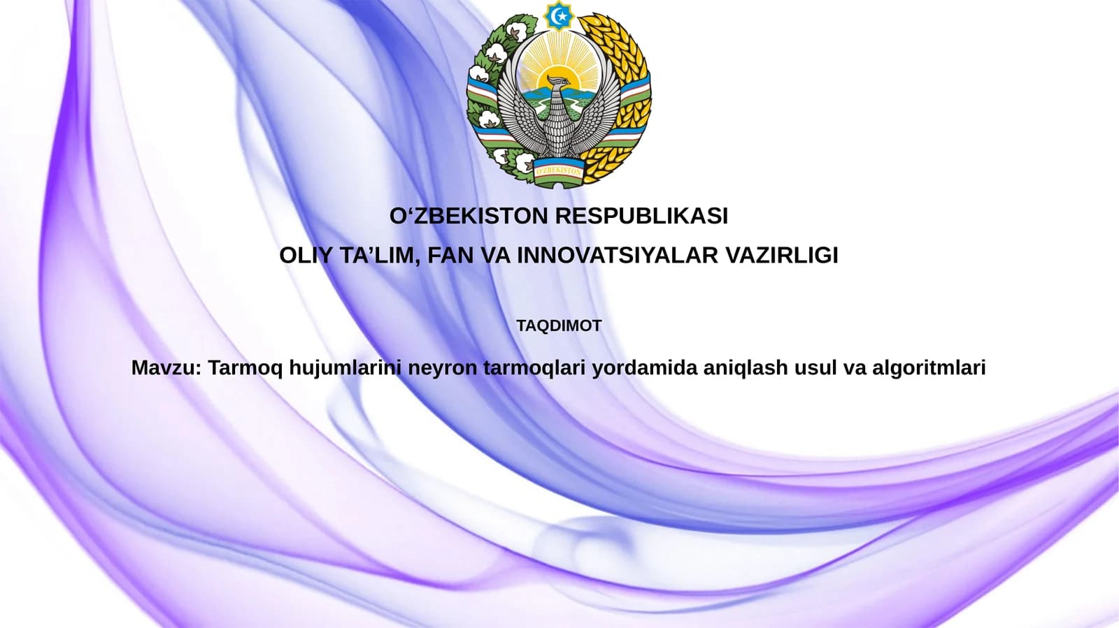 Kirish va Tarmoq Xavfsizligi Tahdidlari