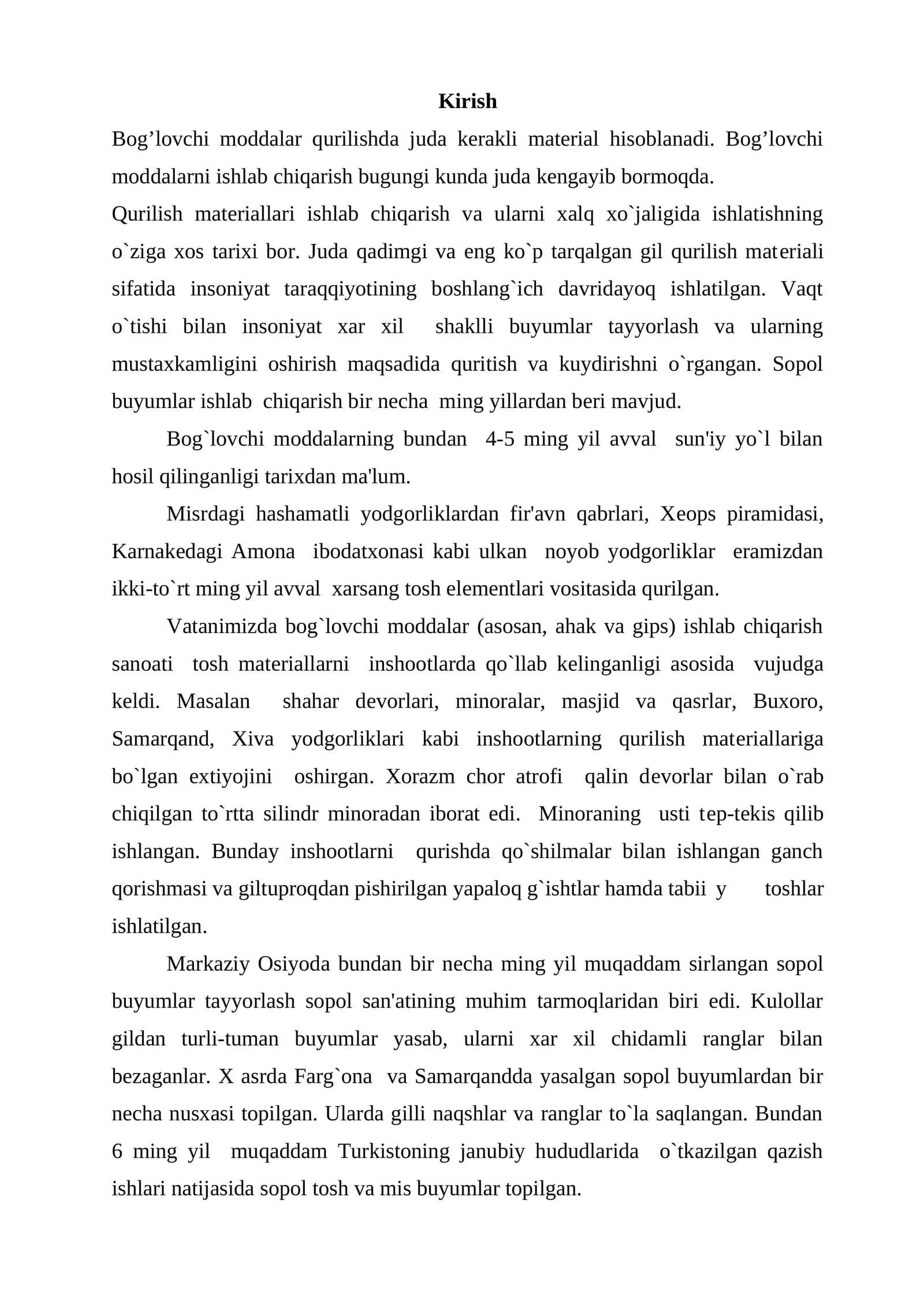 platsifitsirlangan sement ishlab chiqarish