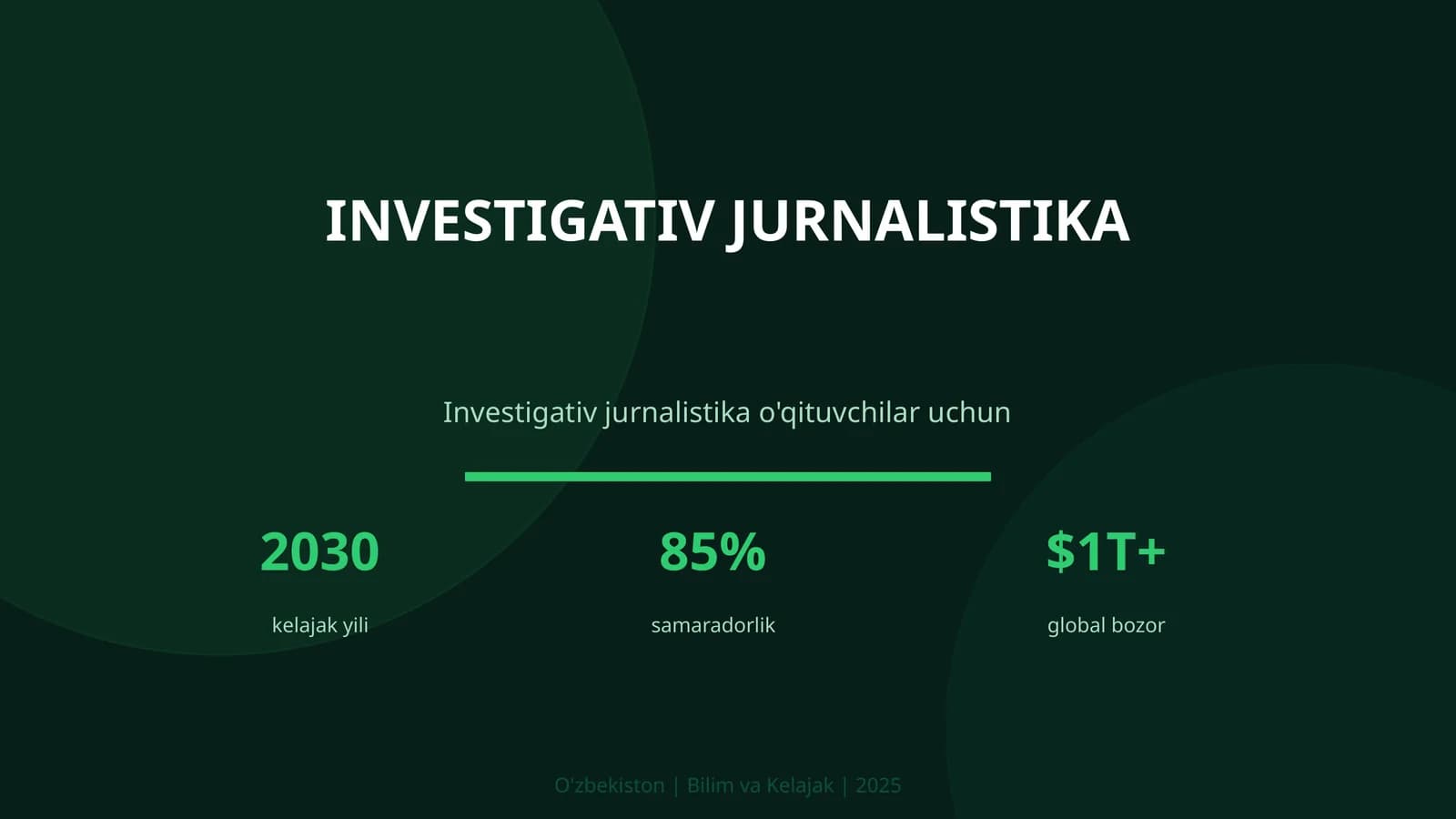 INVESTIGATIV JURNALISTIKA