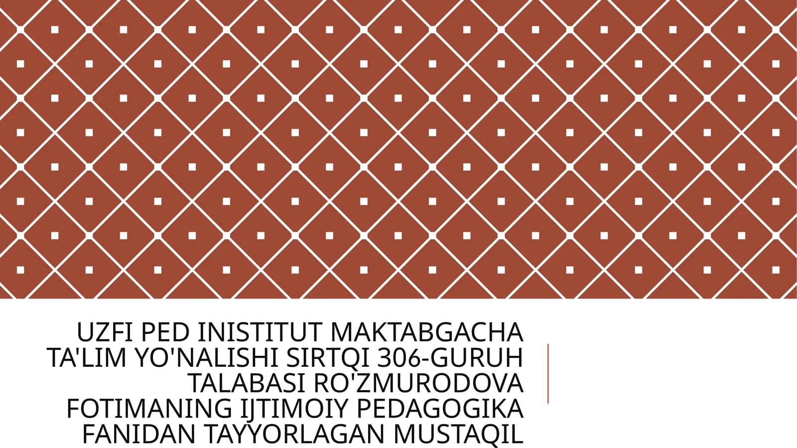 OILA BILAN IJTIMOIY-PEDAGOGIK FAOLIYAT