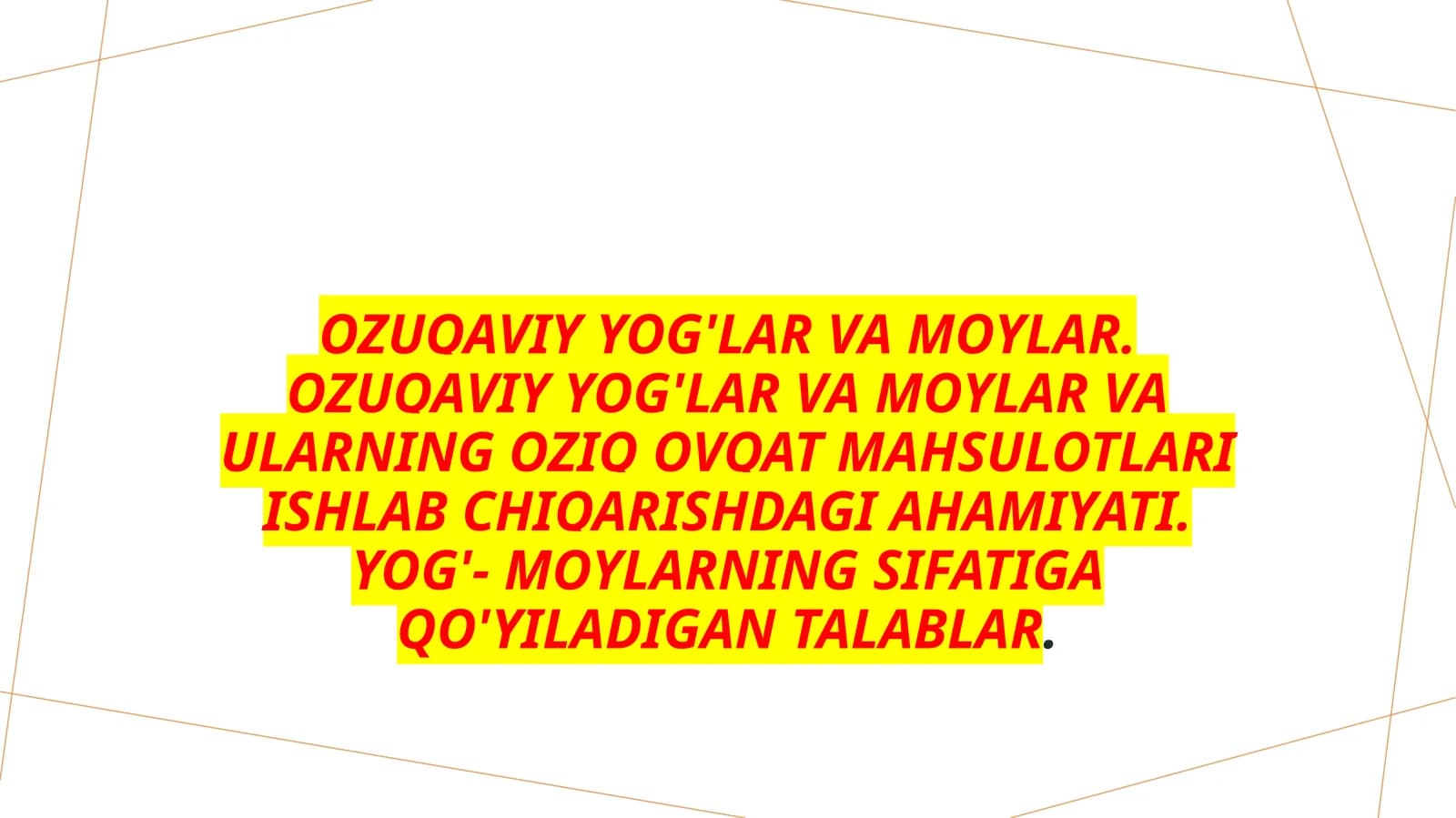 Oziqaviy yog'lar