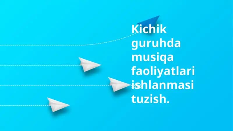 Musiqa Faoliyatlari ishlanmasi