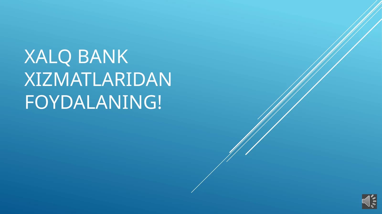Xalq bank xizmatlari