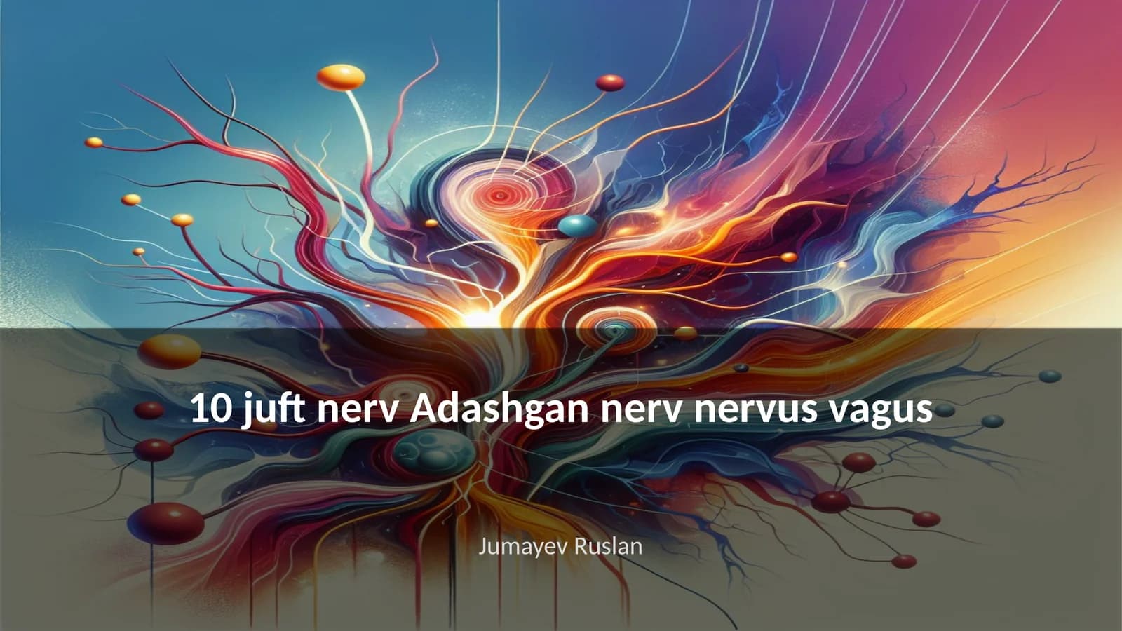 10 juft nerv Adashgan nerv nervus vagus
