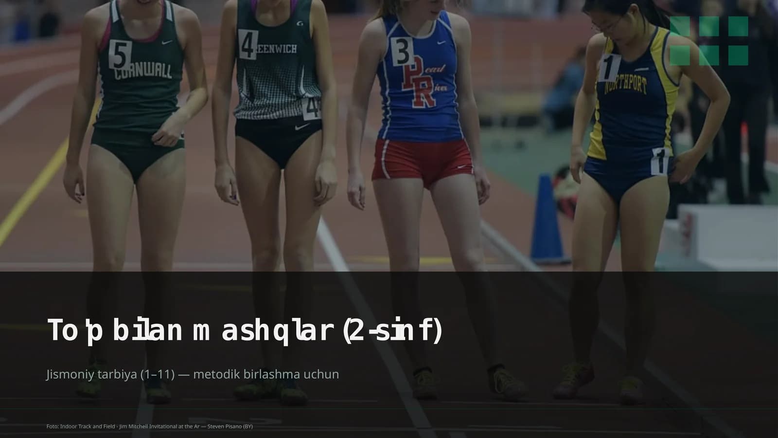To'p bilan mashqlar (2-sinf)