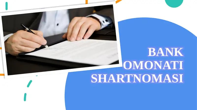 BANK OMONATI SHARTNOMASI
