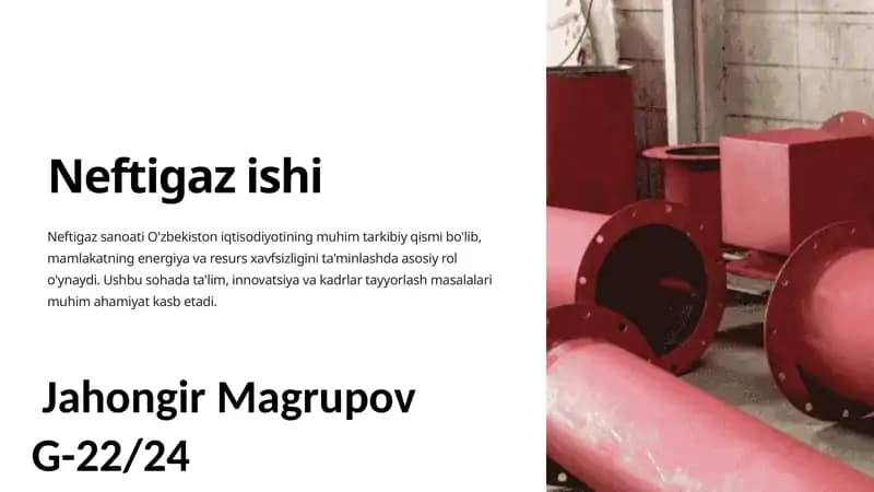 Neftigaz ishi