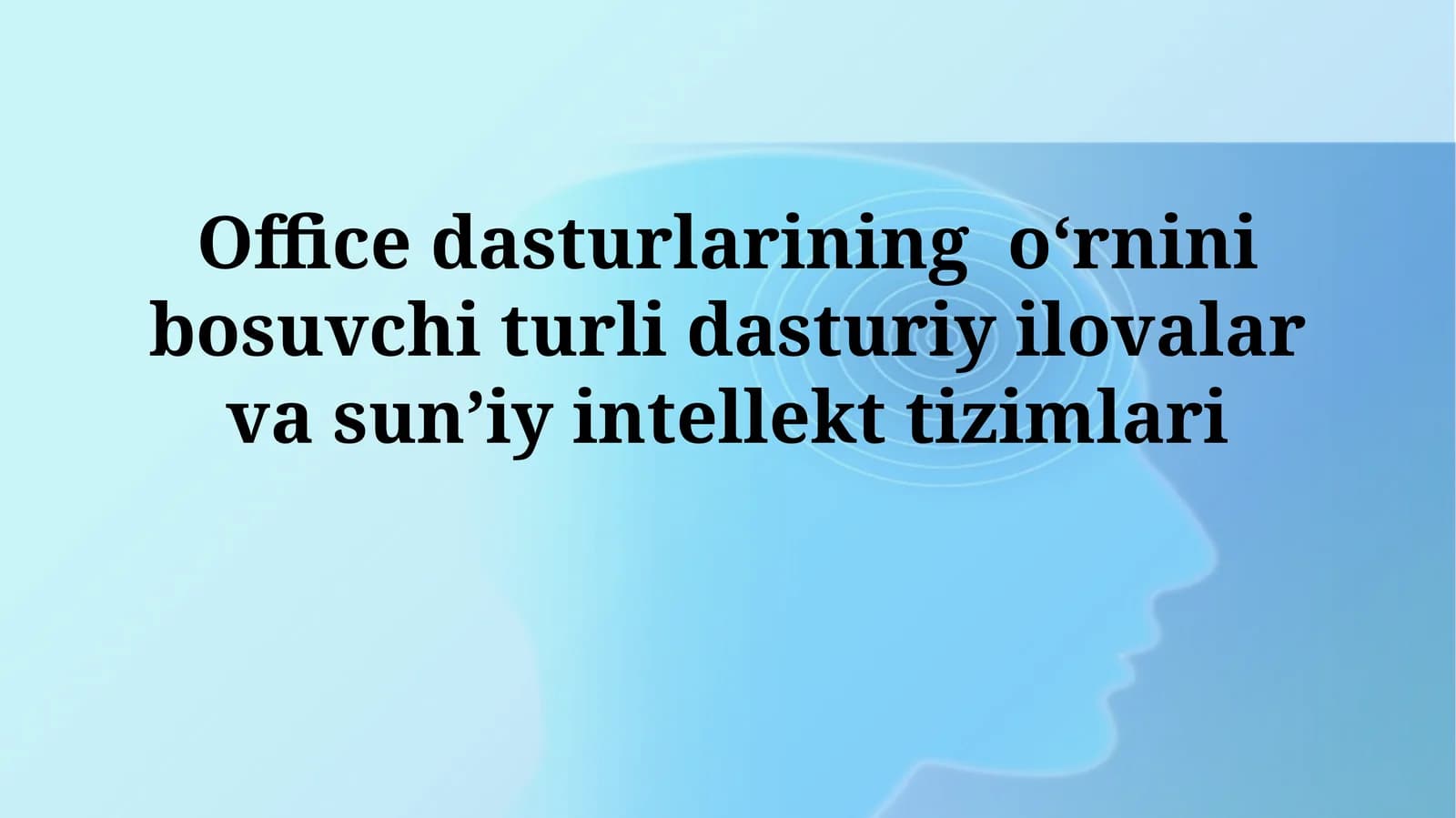 Ofis dasturlarining evolyutsiyasi