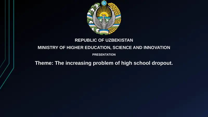 Understanding the High School Dropout Crisis