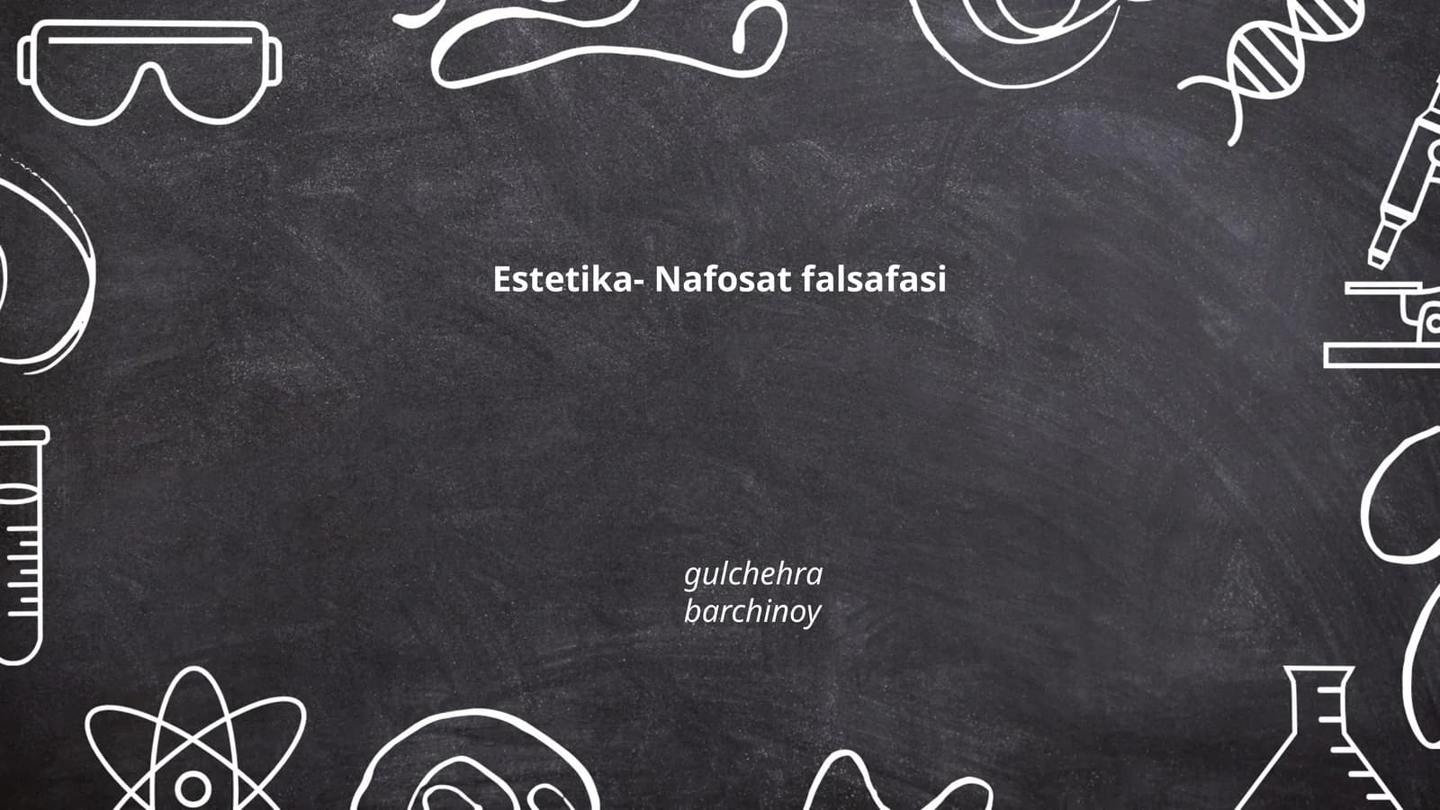 Estetika- Nafosat falsafasi