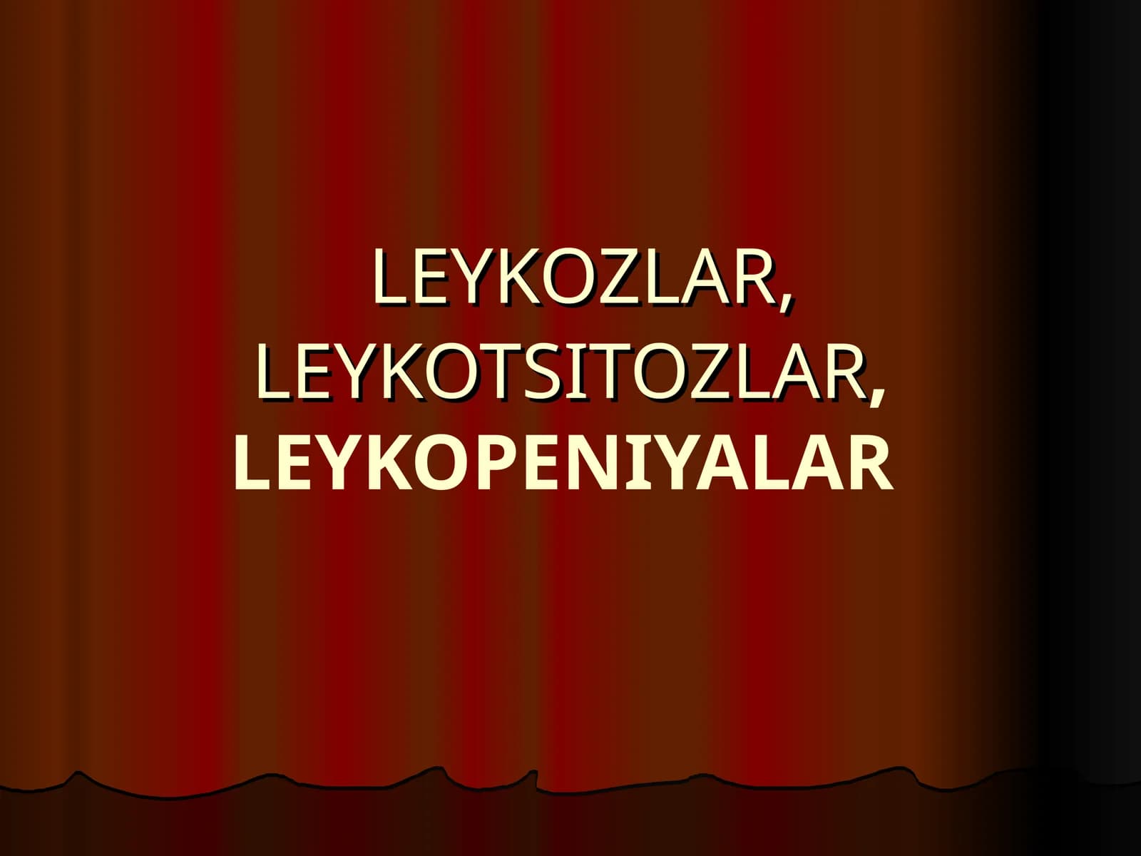 Leykoz Tushunchasi