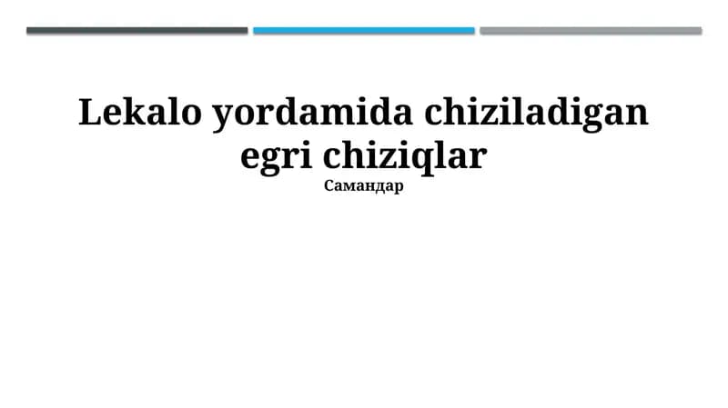 Kompas Yordamida Chizilgan Egrilgan Chiziqlar