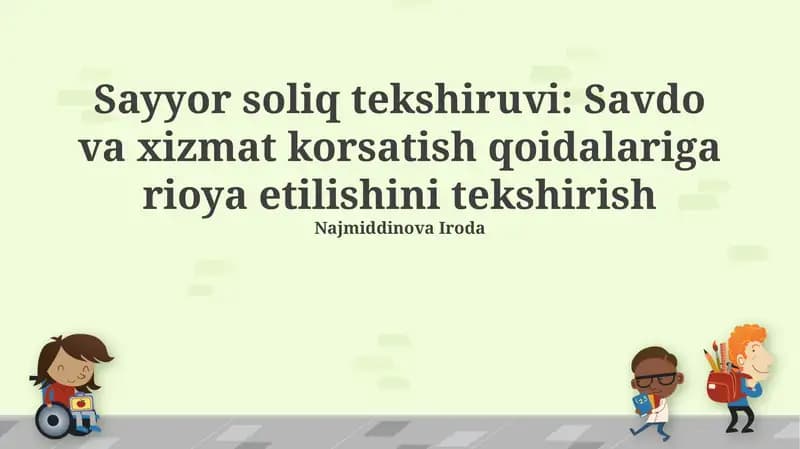 Sayyor soliq tekshiruvi