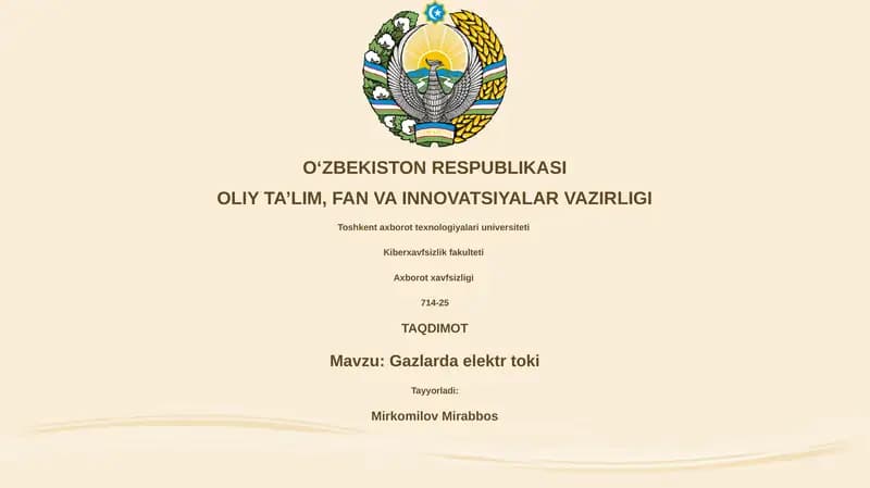 Gazlarda elektr toki
