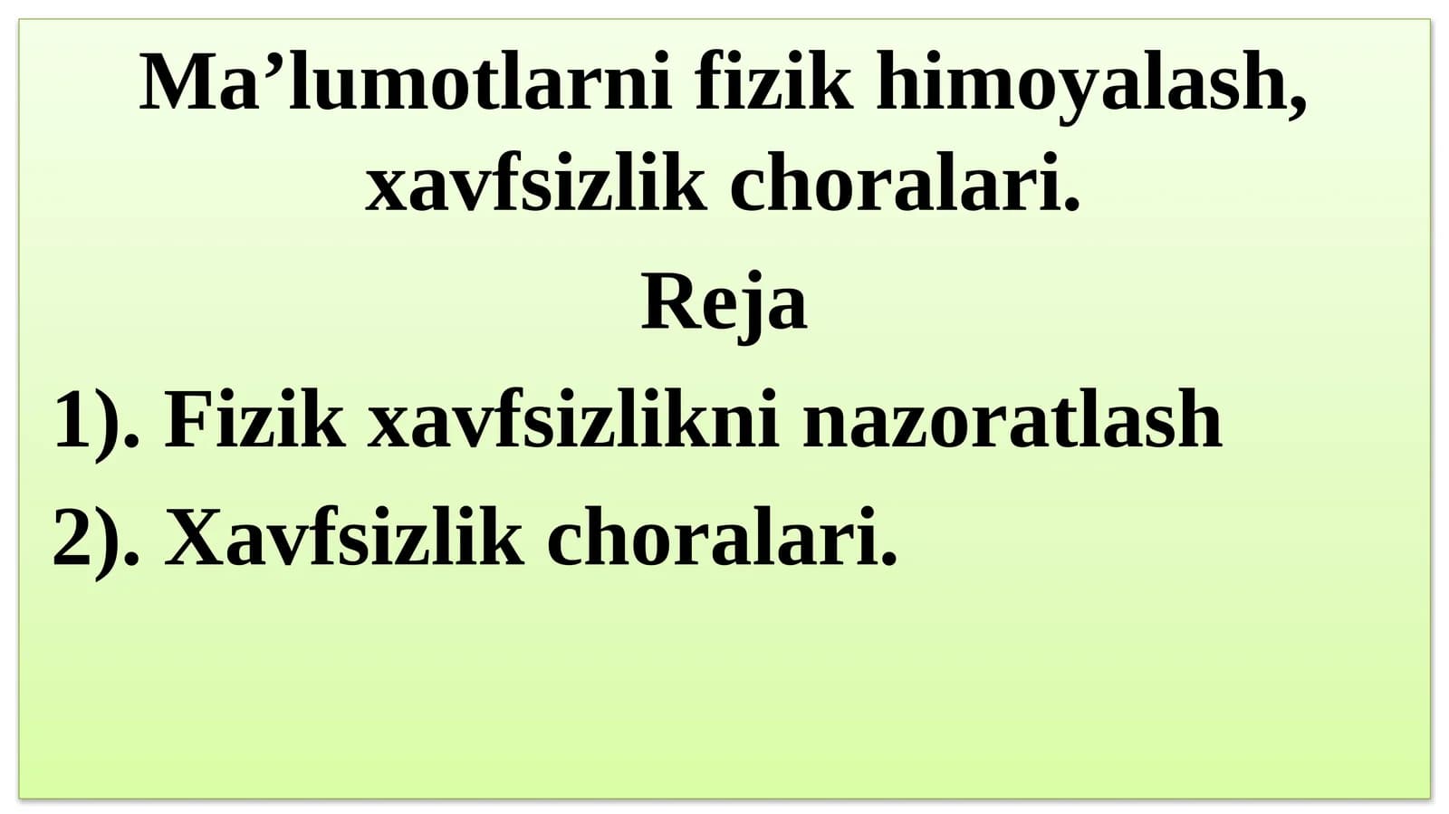 Fizik va Kimyo