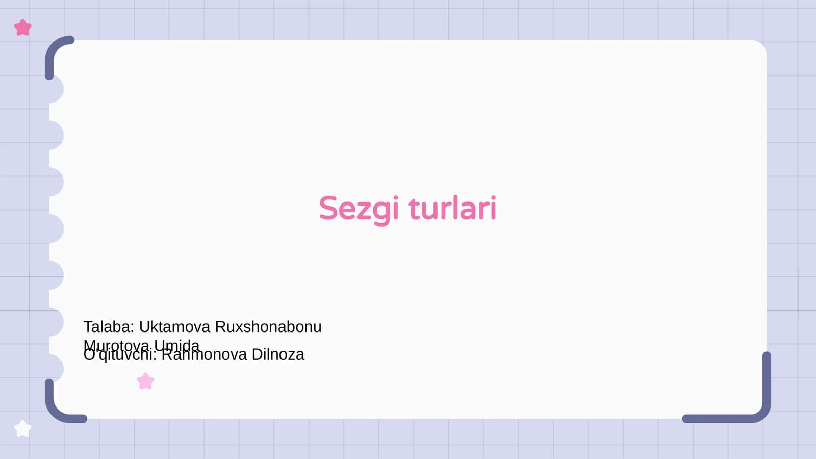 Sezgi Turlari