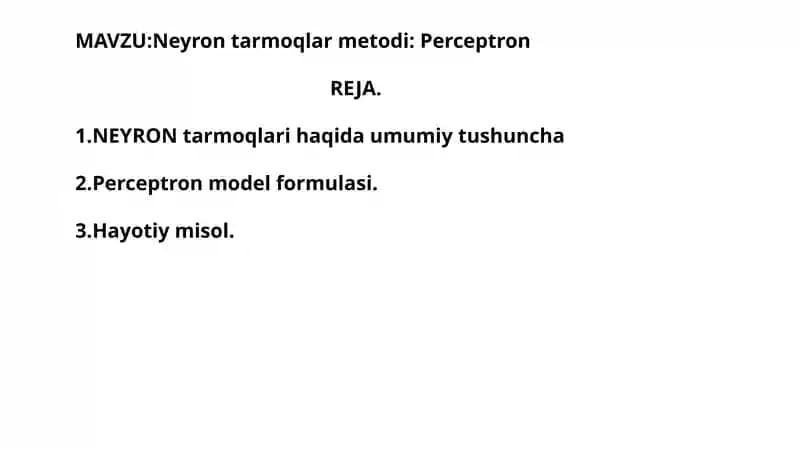 Perceptron