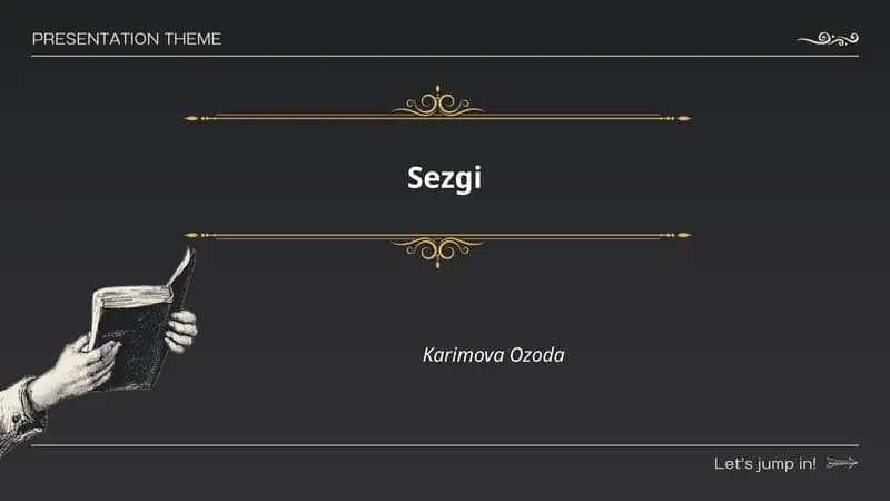 Sezgi tushunchasi va taʼrifi