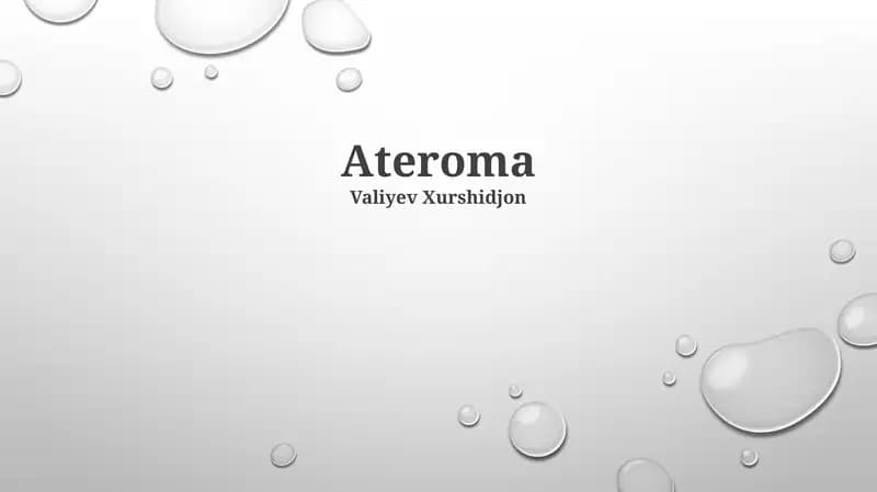 Ateroma