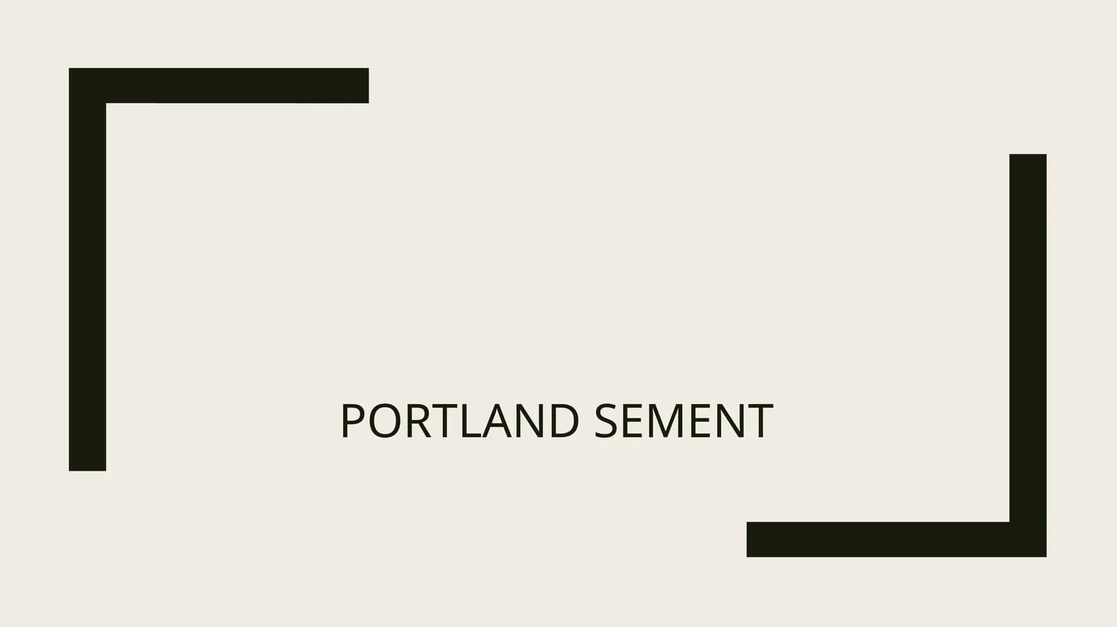 Portland sement