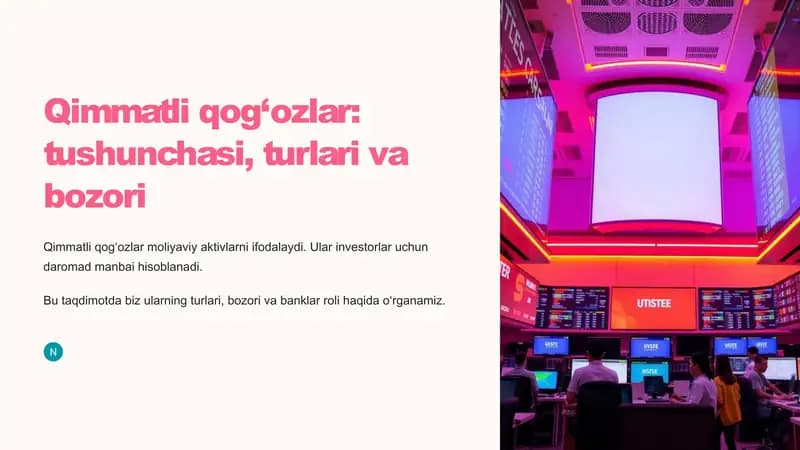 Qimmatli qog‘ozlar