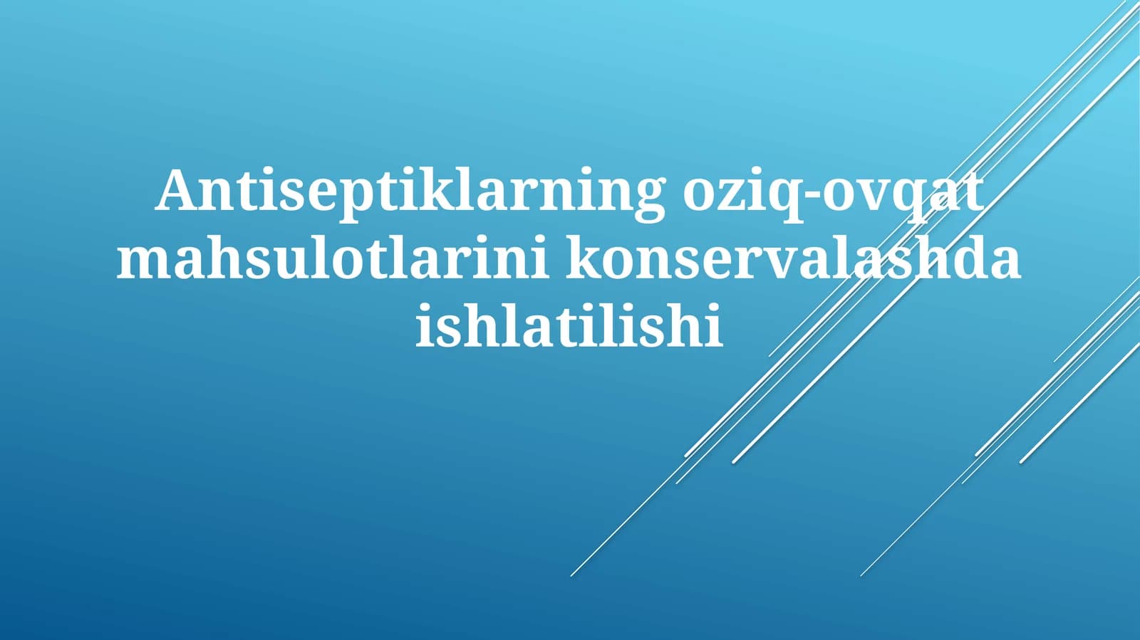 Antiseptiklar