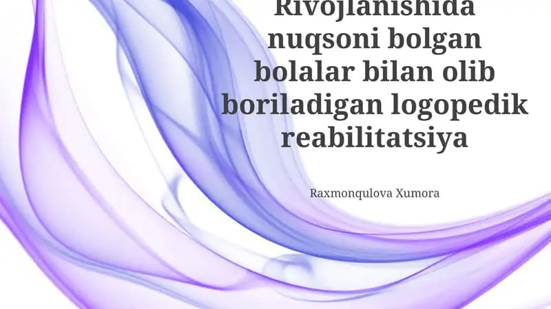 Davolash usullari va strategiyalari