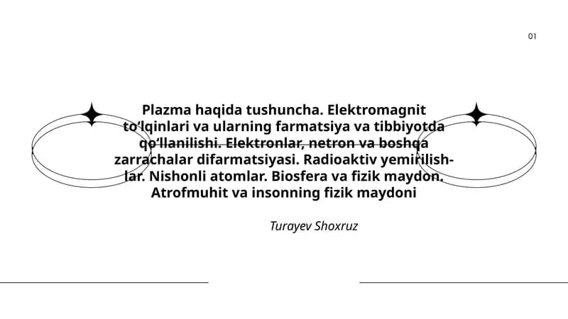 Plazma haqida tushuncha
