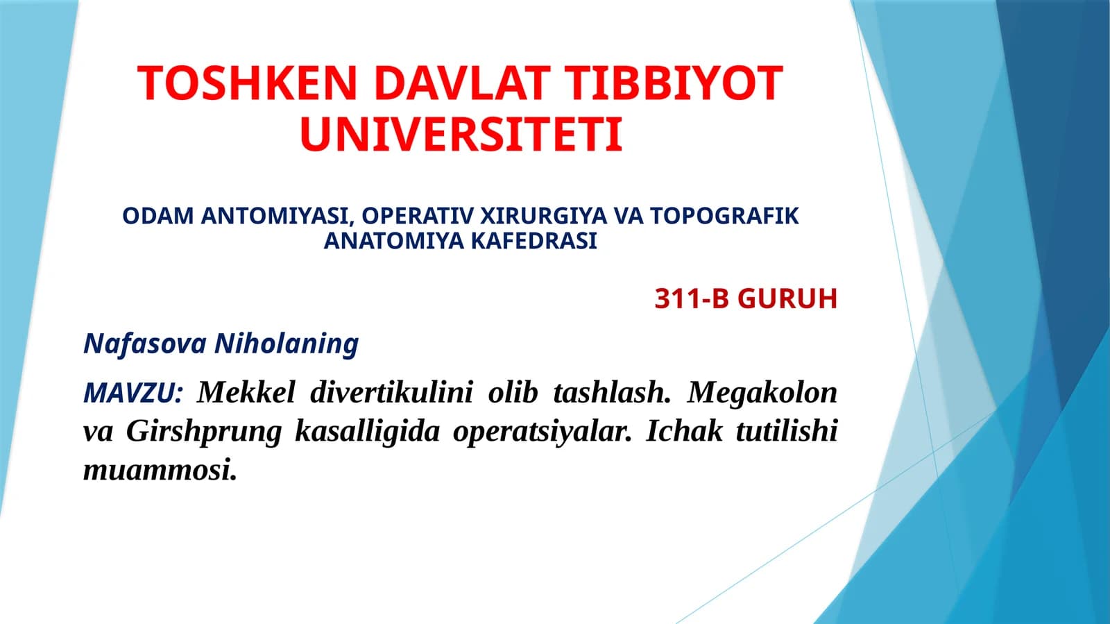 Mekkel divertikulini olib tashlash