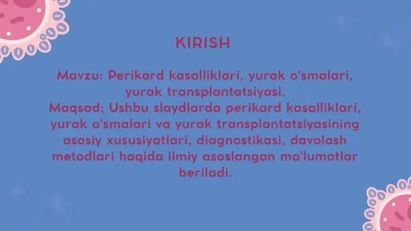 Perikard va uning roli